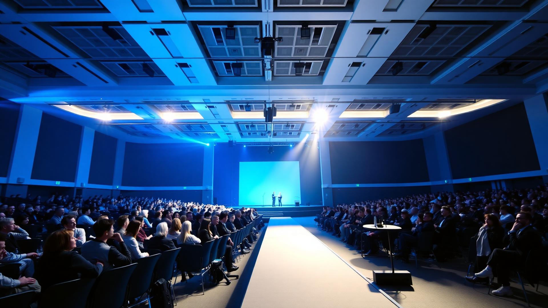 Bühne und Publikum beim FREE MIND MEDICINE Kongress